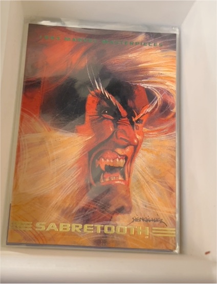1993 SkyBox Marvel Masterpieces #28 Sabretooth — front