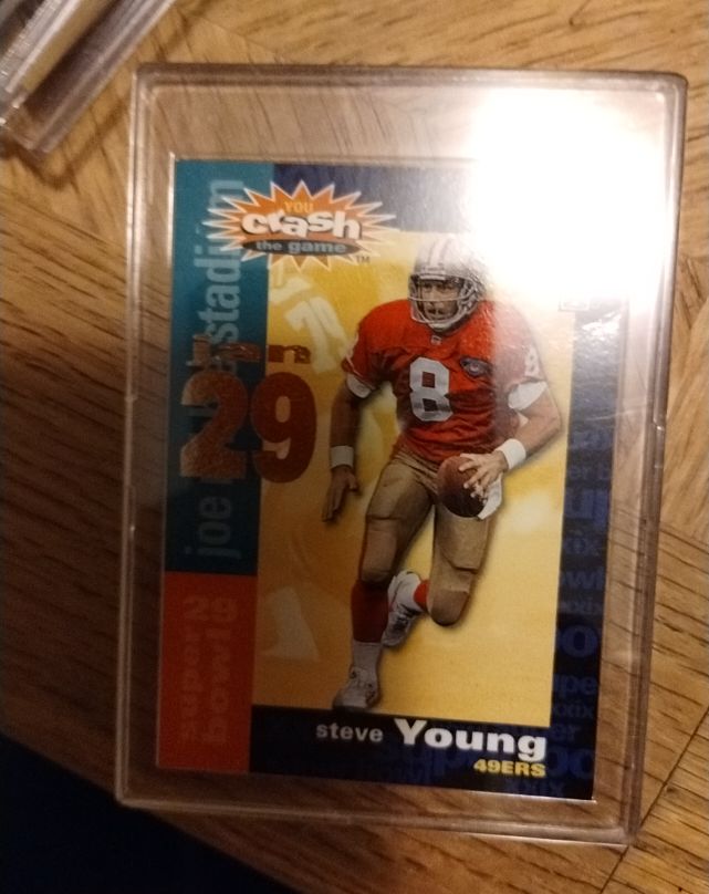 1995 Upper Deck Collector's Choice You Crash the Game #29 Steve Young — front