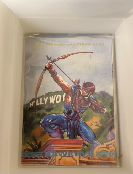 1993 SkyBox Marvel Masterpieces #70 Hawkeye — front