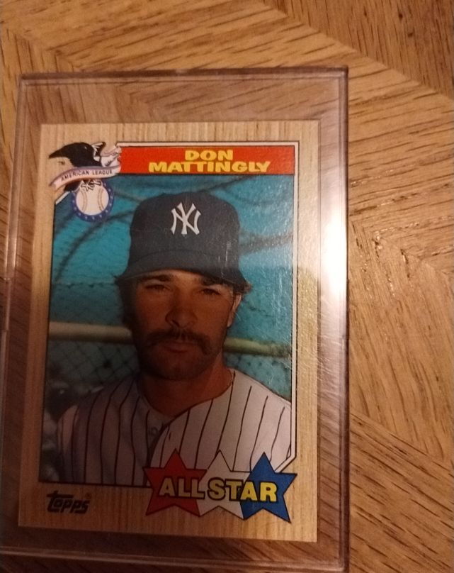1987 Topps #606 Don Mattingly All-Star — front