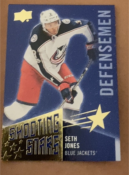 2018-19 Upper Deck Series 1 Shooting Stars #SSD-1 Seth Jones — front