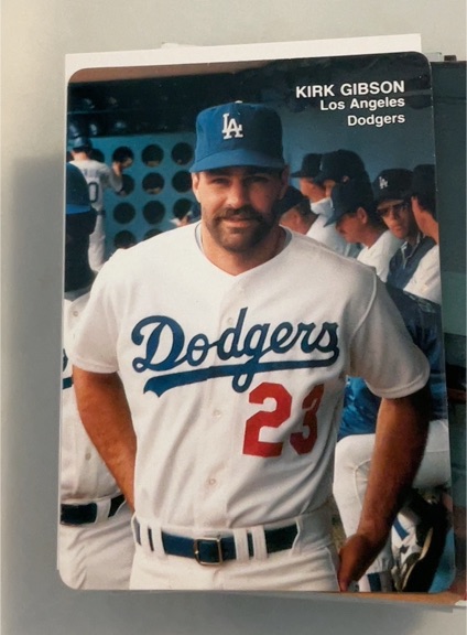 1992 Mother's Cookies #NNO Kirk Gibson — front