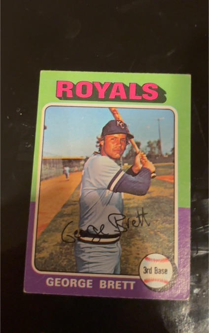 1975 Topps #228 George Brett — front