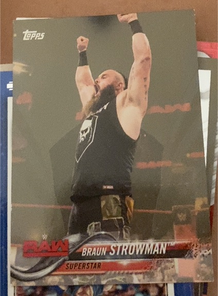 2018 Topps WWE Then Now Forever #113 Braun Strowman — front
