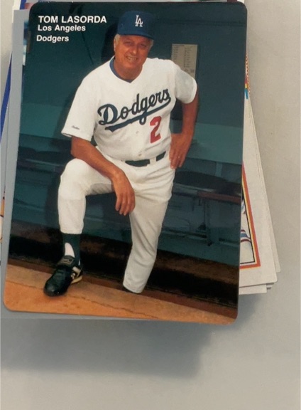 1991 Mother's Cookies #2 Tom Lasorda — front