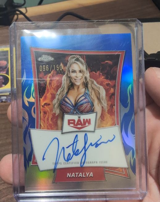 2025 Topps Chrome WWE #096 Natalya — front