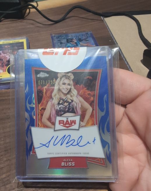 2025 Topps Chrome WWE RAW #RBA-ALE Alexa Bliss — front