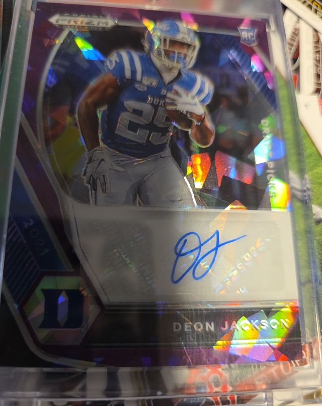 2021 Panini Prizm Draft Picks #DPA-DJA Deon Jackson — front