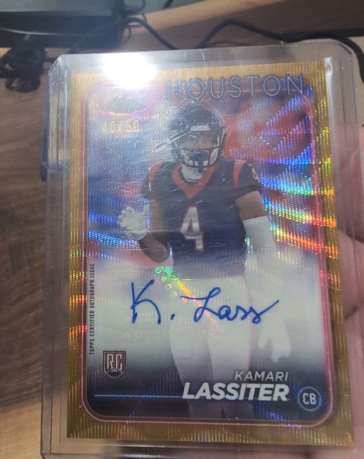 2024 Topps Chrome - Rookie Autographs Kamari Lassiter #RA-KLA — front