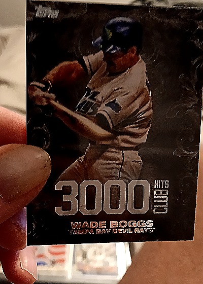 2016 Topps Update 3000 Hits Club #3000H-18 Wade Boggs — front