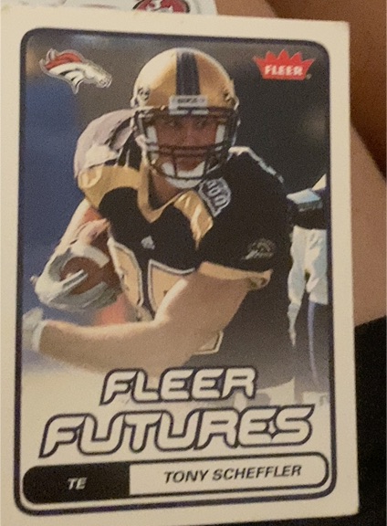 2006 Fleer #188 Tony Scheffler — front