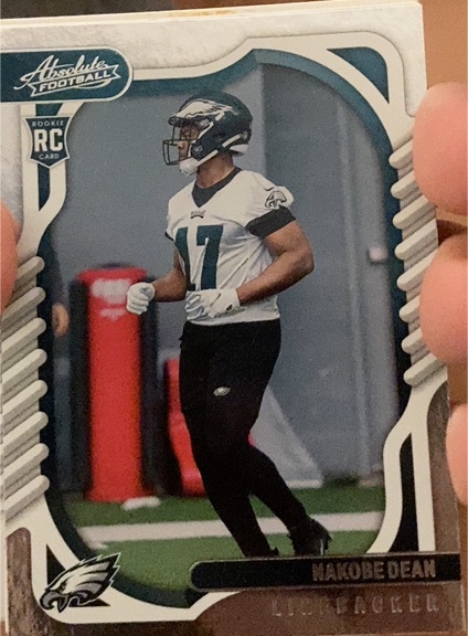 2022 Panini Absolute #187 Nakobe Dean — front
