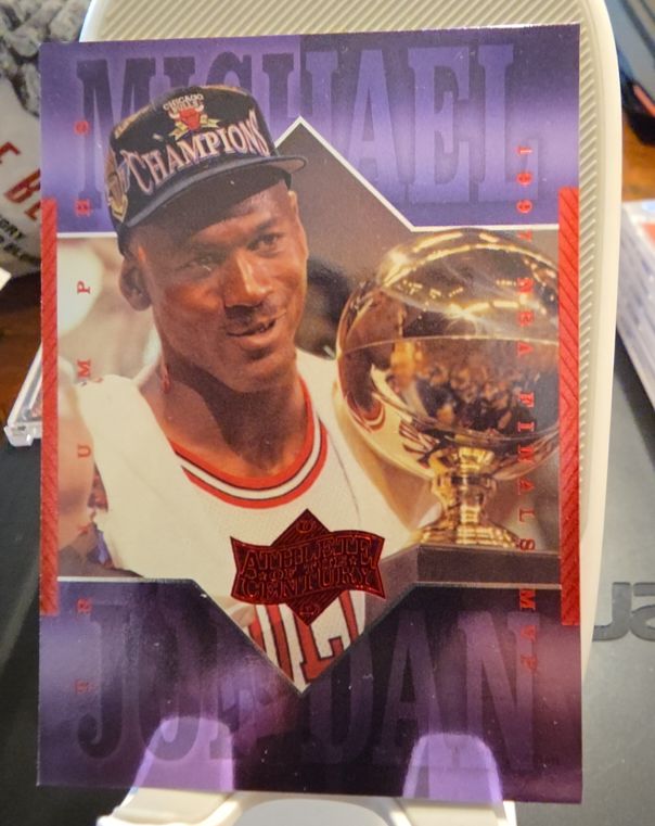1999 Upper Deck Athlete of the Century #63 Michael Jordan — front