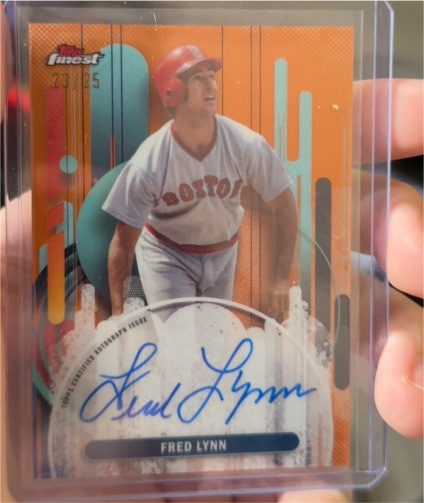 2025 Topps Finest #FA-FL Fred Lynn — front
