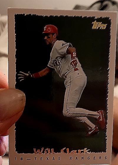 1995 Topps #338 Will Clark — front