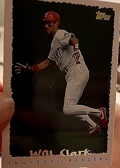 1995 Topps #553 Will Clark — front