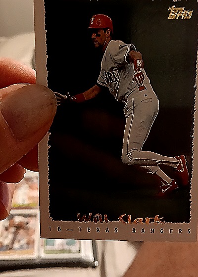 1995 Topps #1 Will Clark — front