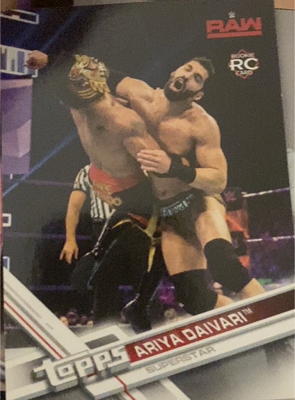 2017 Topps WWE Then Now Forever #107 Ariya Daivari — front