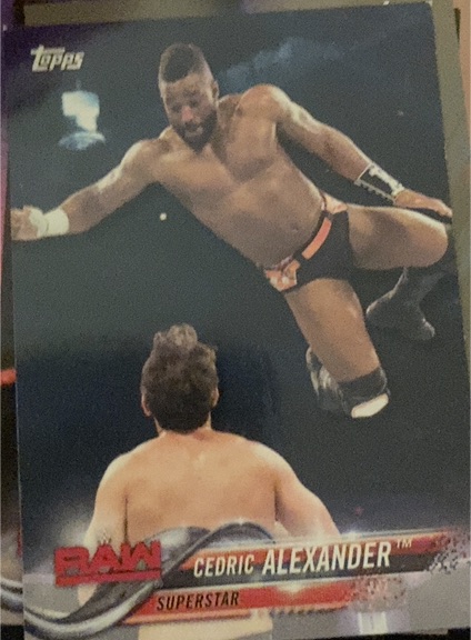 2018 Topps WWE #22 Cedric Alexander — front