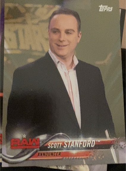 2018 Topps WWE Then Now Forever #173 Scott Stanford — front