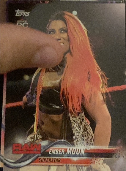 2018 Topps WWE Then Now Forever #127 Ember Moon Rookie Card — front