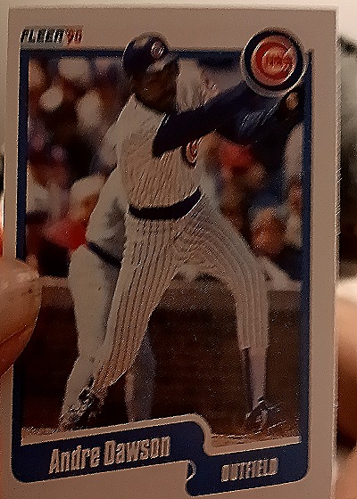 1990 Fleer #29 Andre Dawson — front