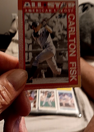 1990 Topps #392 Carlton Fisk — front