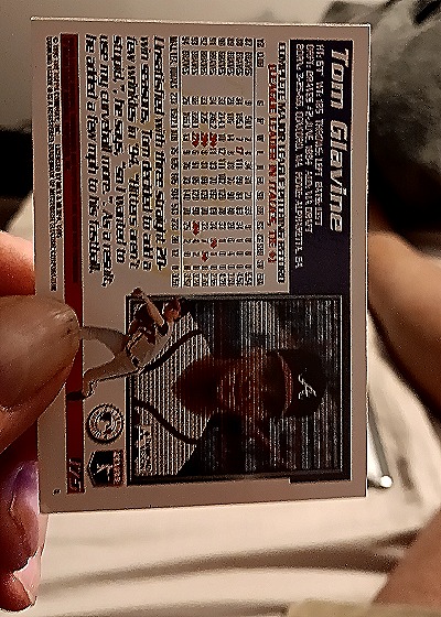 1994 Topps #47 Tom Glavine — back