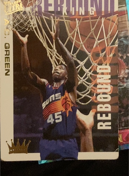 1994-95 Fleer Ultra #2 A.C. Green Rebound Kings Phoenix Suns — front
