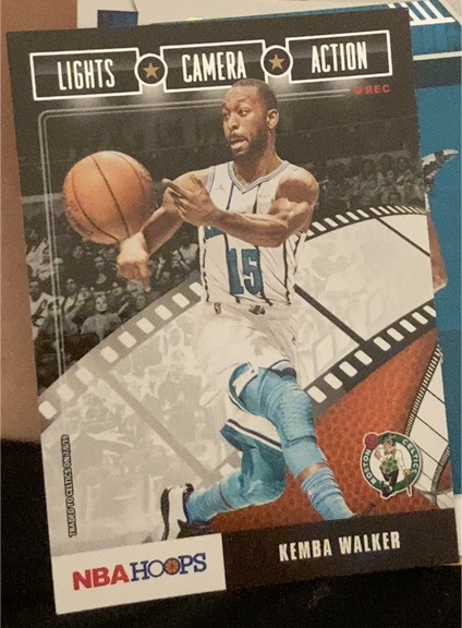 2019-20 Panini Hoops Lights Camera Action #14 Kemba Walker — front