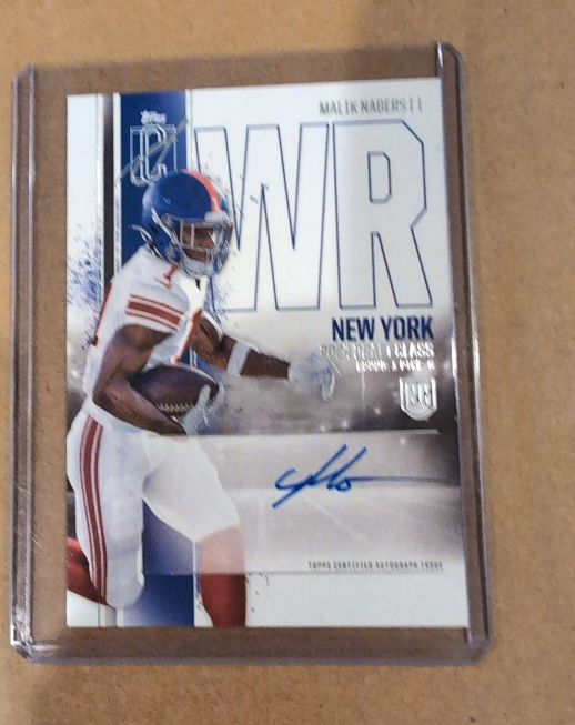 2024 Topps Signature Class #RCA-MN Malik Nabers — front