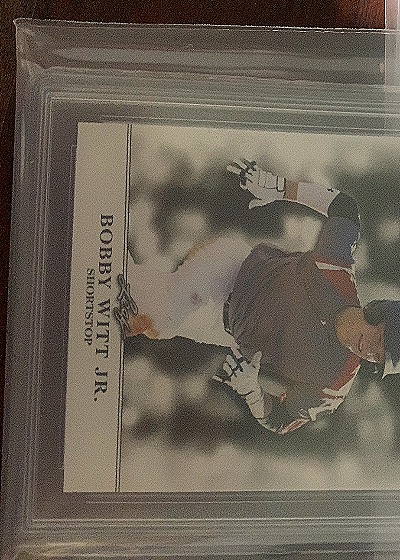 2022 Topps #1 Bobby Witt Jr. — front