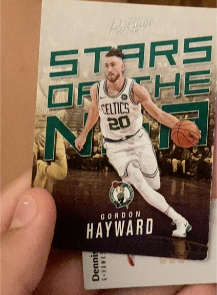 2017-18 Panini Prestige #15 Gordon Hayward Stars of the NBA — front