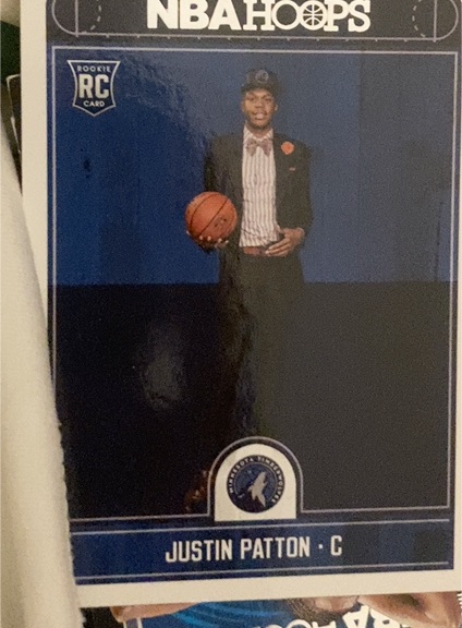 2017-18 Panini NBA Hoops #266 Justin Patton — front