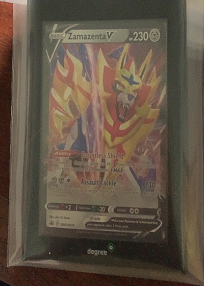 2020 Pokémon Sword & Shield #212 Zamazenta V — front