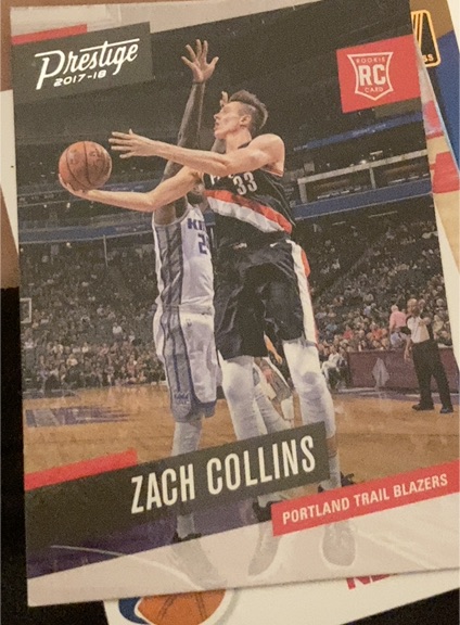 2017-18 Panini Prestige #160 Zach Collins — front