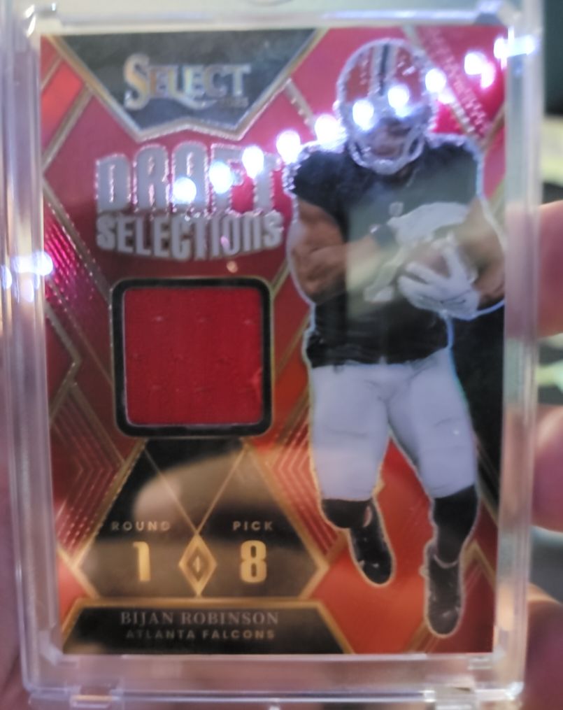 2023 Panini Select Draft Selections #DSM-BRO Bijan Robinson — front