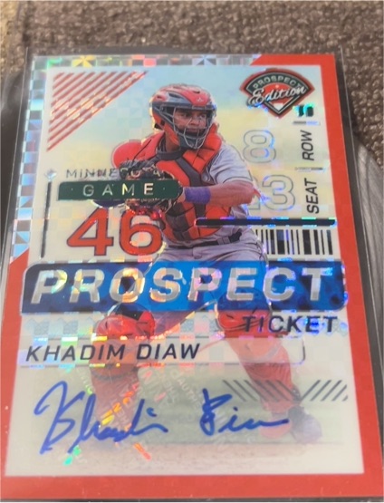 2024 Panini Prospect Edition #20 Khadim Diaw — front