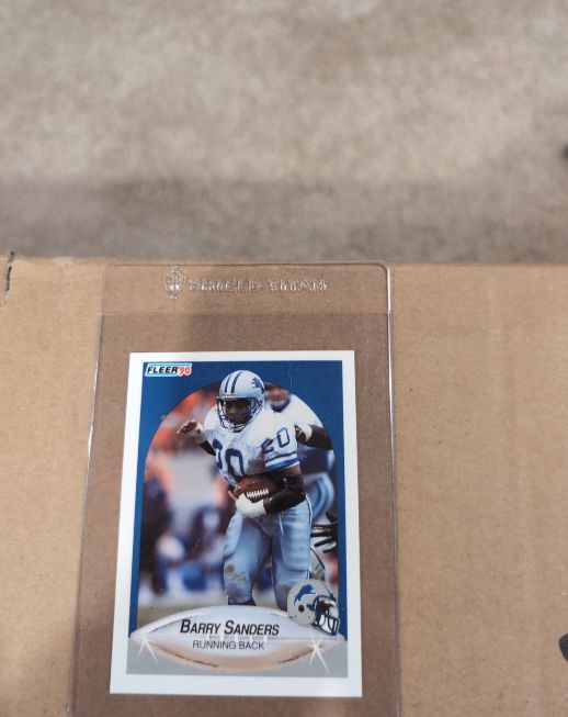 1990 Fleer #284 Barry Sanders — front