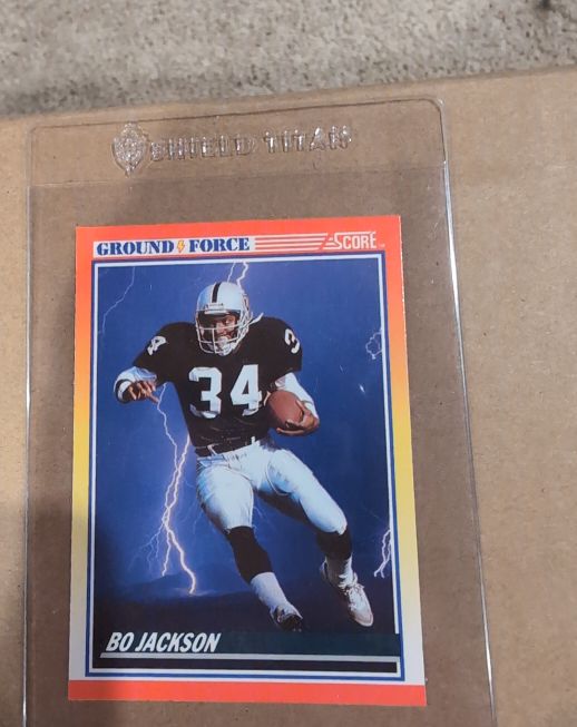 1990 Score #330 Bo Jackson Ground Force — front