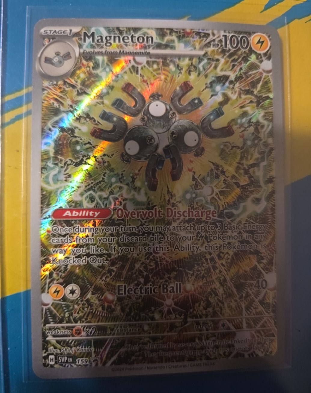 2024 Pokémon Scarlet & Violet Promo #159 Magneton — front