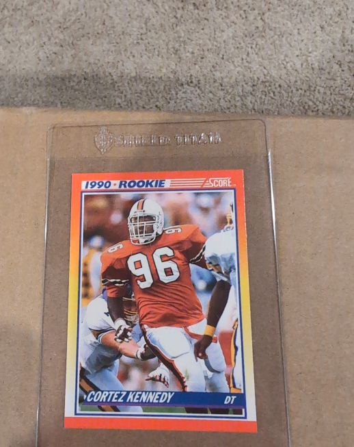 1990 Score Football #299 Cortez Kennedy Rookie — front