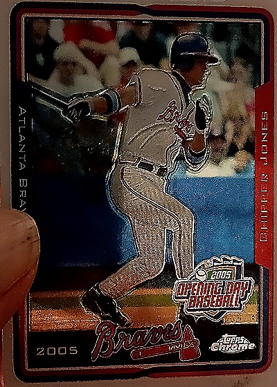 2005 Topps Opening Day Baseball #38 Chipper Jones — front