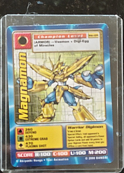 2000 Bandai Digimon Movie Promo #Mo-09 Magnamon — front