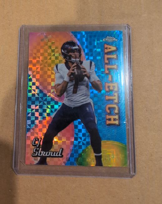 2024 Topps Chrome Football #CAE-CS CJ Stroud All-Etch — front