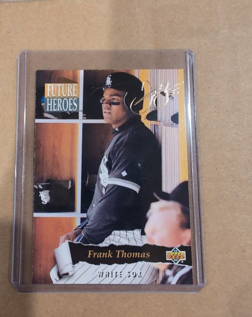1993 Upper Deck Future Heroes #62 Frank Thomas — front