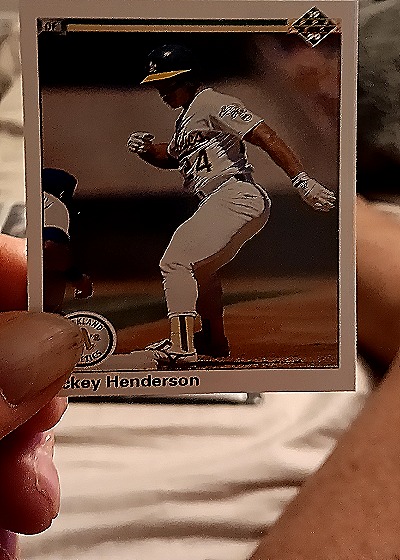 1991 Upper Deck #107 Rickey Henderson — front