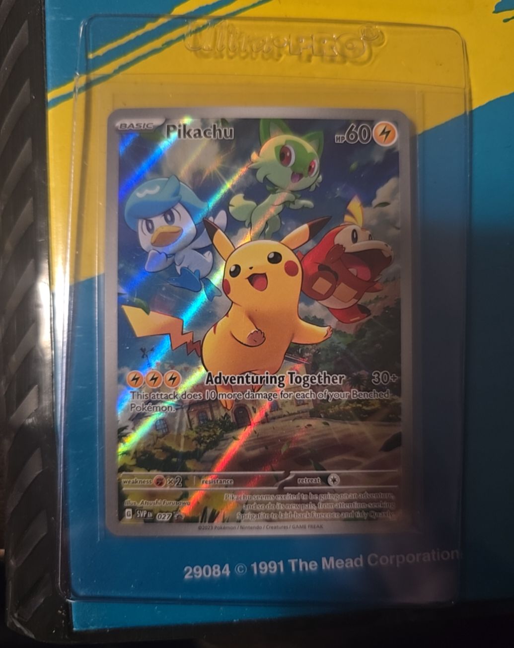 2023 Pokémon SVP 027 Pikachu — front