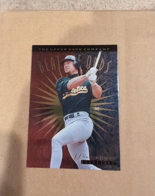 1996 Upper Deck Beat the Odds #151 Mark McGwire — front
