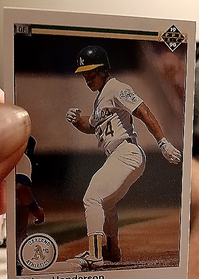 1990 Donruss #334 Rickey Henderson — front